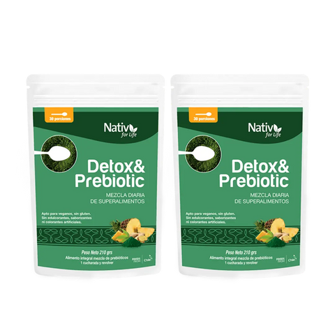 Dúo Detox y Prebióticos Nativ For Life