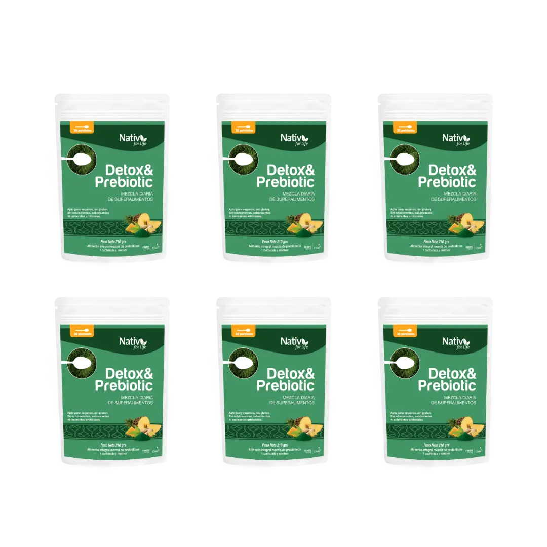 6X5 Detox & Prebióticos Doy Pack - Nativ For Life