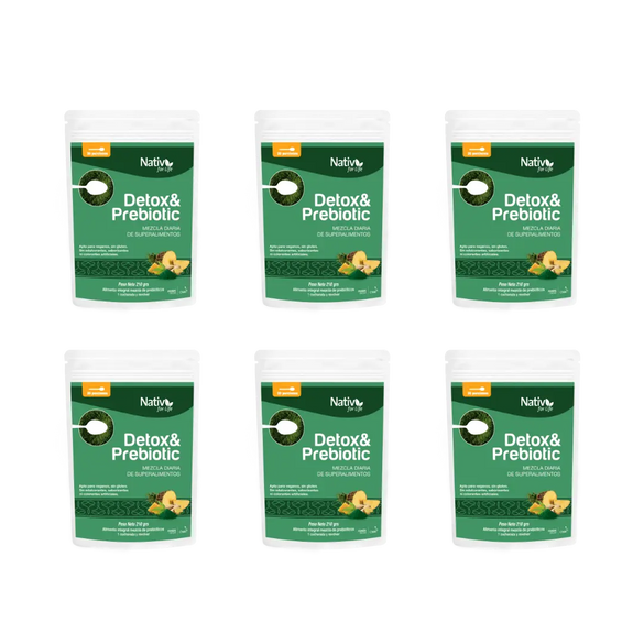 6X5 Detox & Prebióticos Doy Pack - Nativ For Life