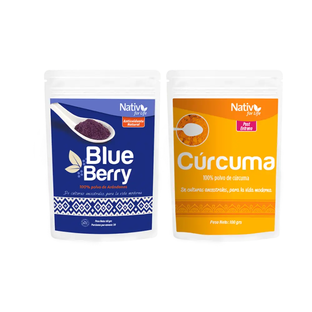 Dúo Antioxidante | Arándano + Cúrcuma | Bienestar diario - Pack