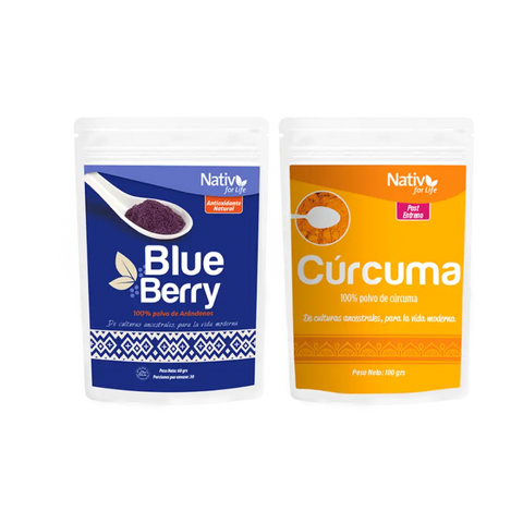 Dúo Antioxidante | Arándano + Cúrcuma | Bienestar diario - Pack