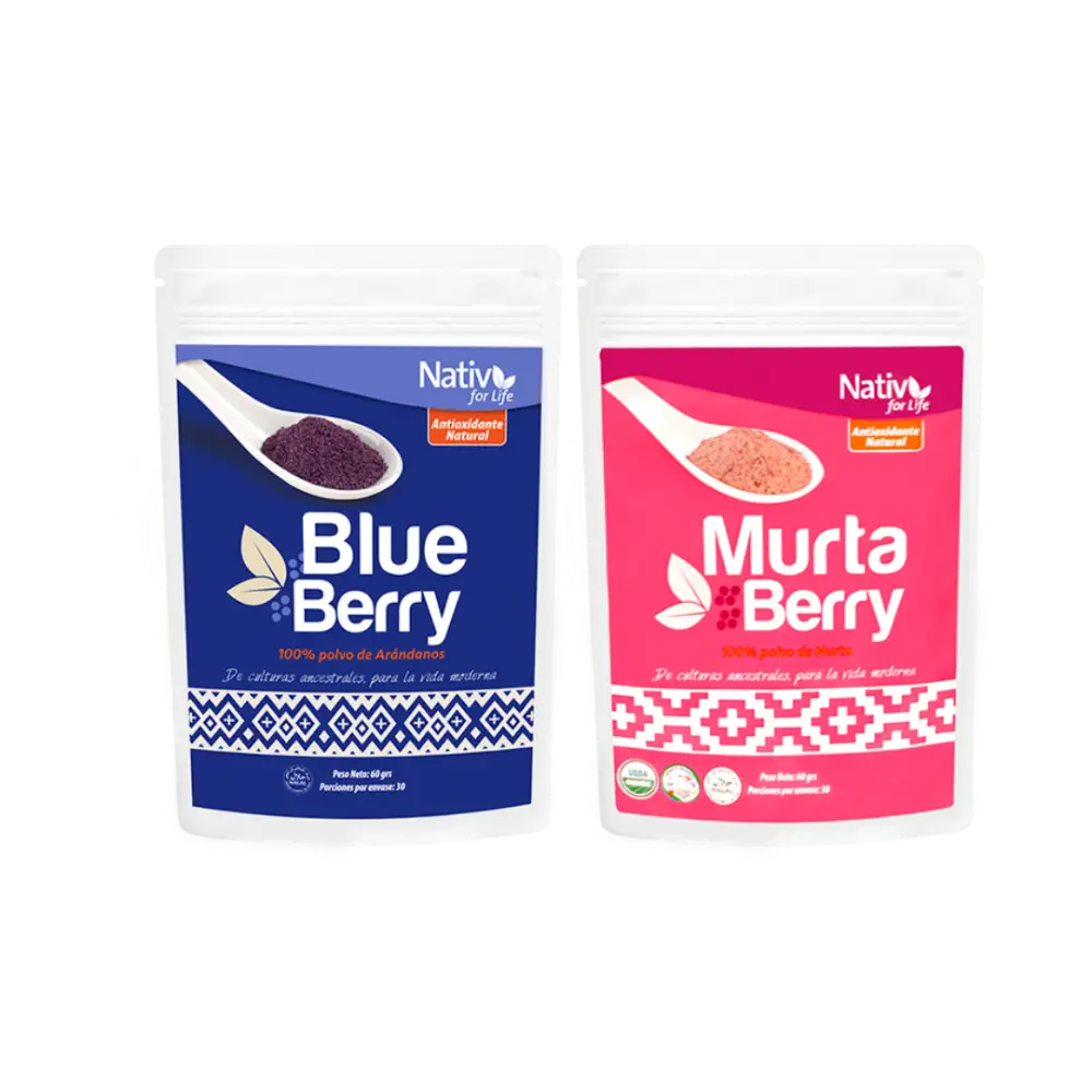 Dúo Berry | Arándano + Murta | Antioxidantes del mundo berry - Pack
