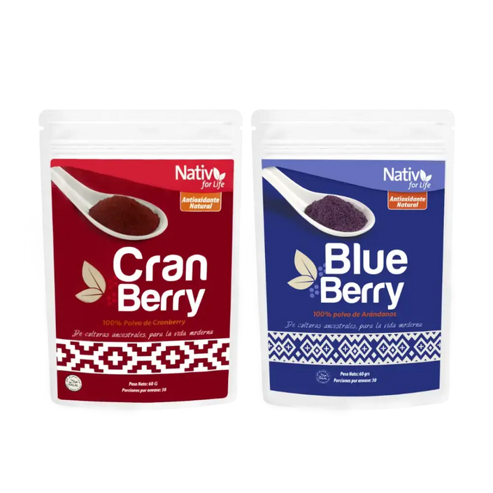 Dúo Arándanos polvo liofilizado Nativ For Life