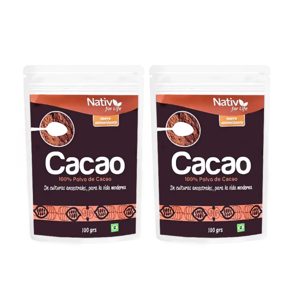 Dúo Cacao polvo liofilizado - Nativ For Life