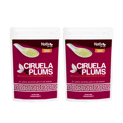 Dúo Ciruela + Achicoria | Digestión y fibra | Nativ For Life