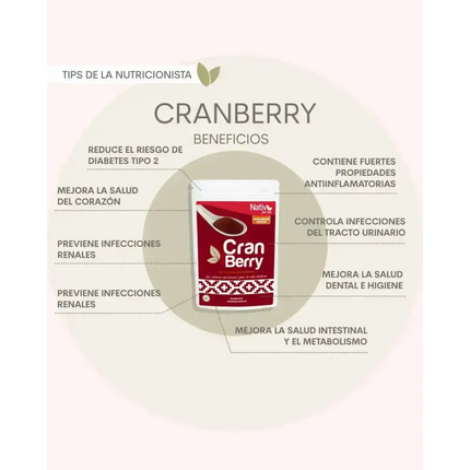 Dúo Cranberry Sachet polvo liofilizado Nativ For Life