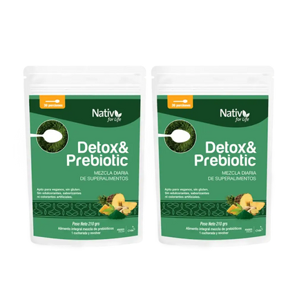 Dúo Detox y Prebióticos - Nativ For Life