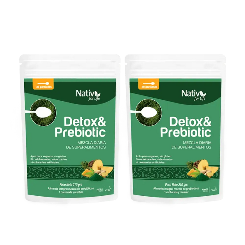 Dúo Detox y Prebióticos - Nativ For Life
