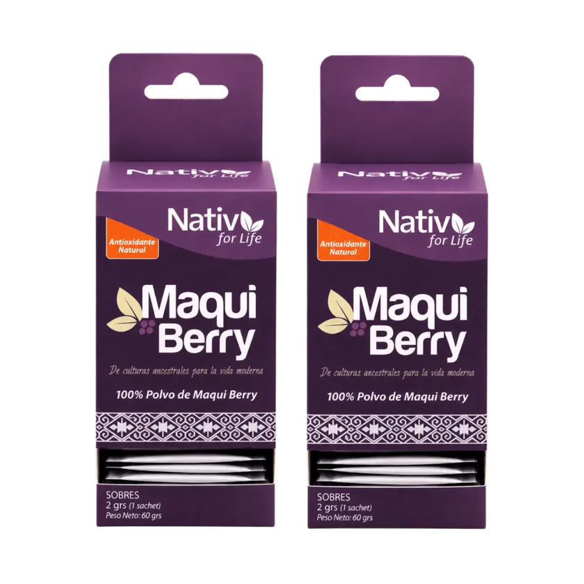 Dúo Maqui Berry Liofilizado Sachet | Potencia antioxidante donde vayas - Sachet