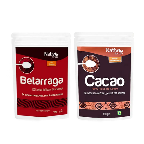 Dúo Betarraga + Cacao Nativ For Life