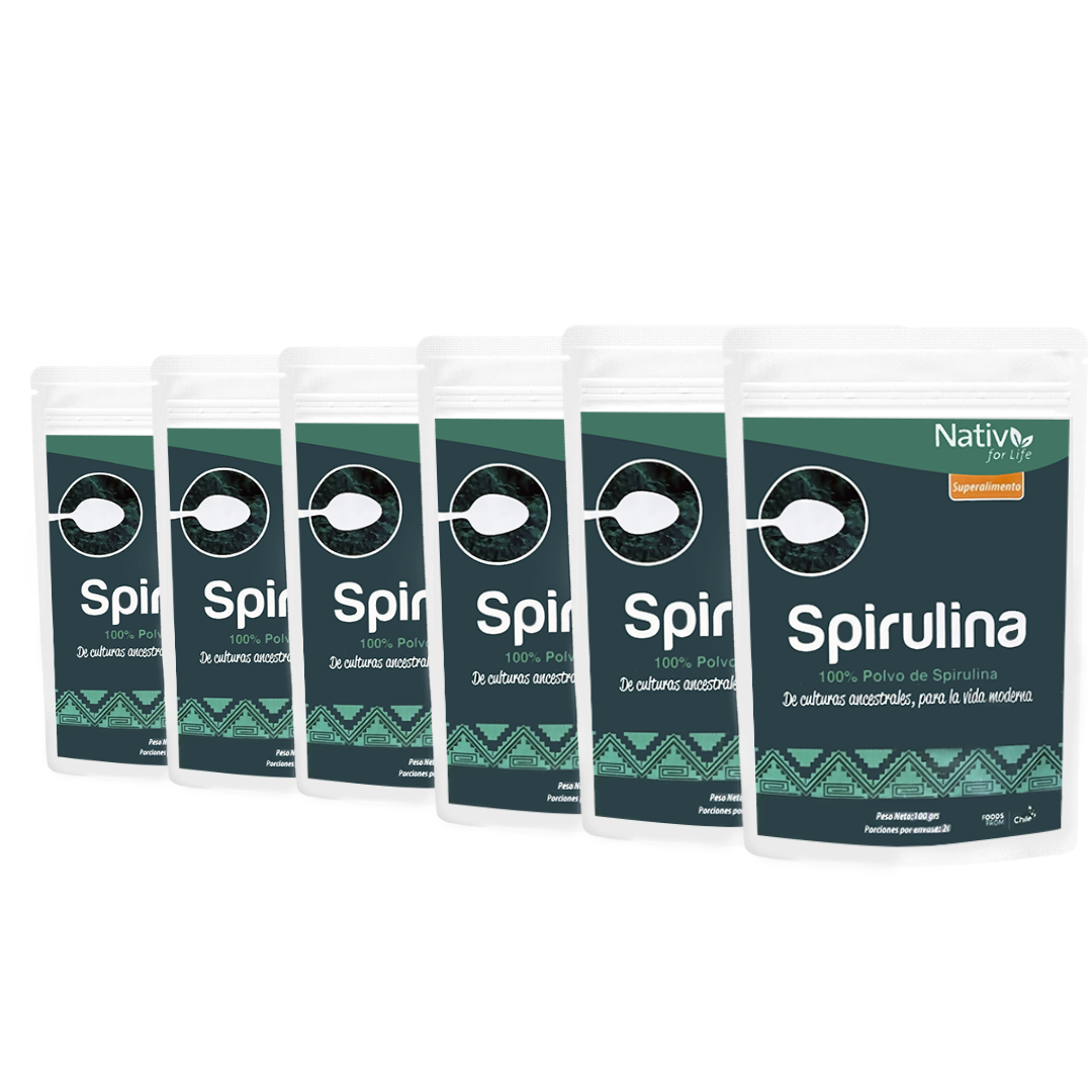 Six Espirulina Doy Pack