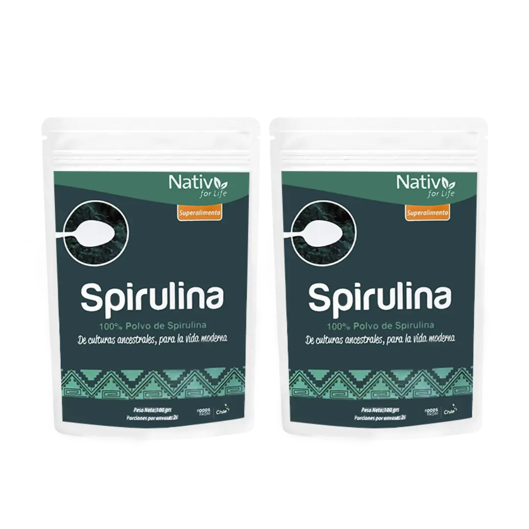 Dúo Doy Pack Espirulina Nativ For Life