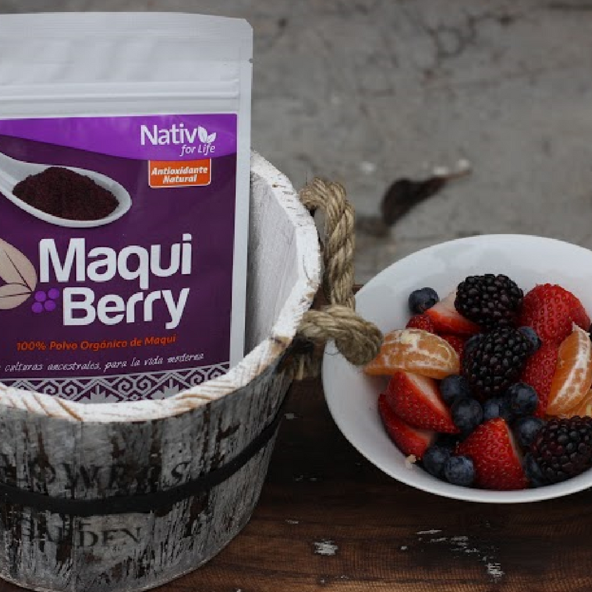 maqui, maqui berry, berry, nativ, nativ for life, patagonia, chile, super frutas, super alimentos, vegano, sin gluten, sano, rico