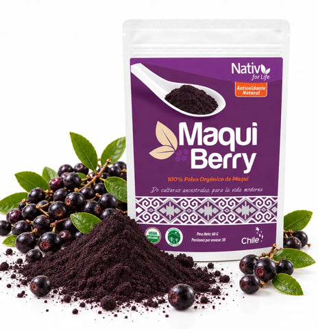 Maqui Berry Liofilizado en polvo | Potencia antioxidante - Doy Pack