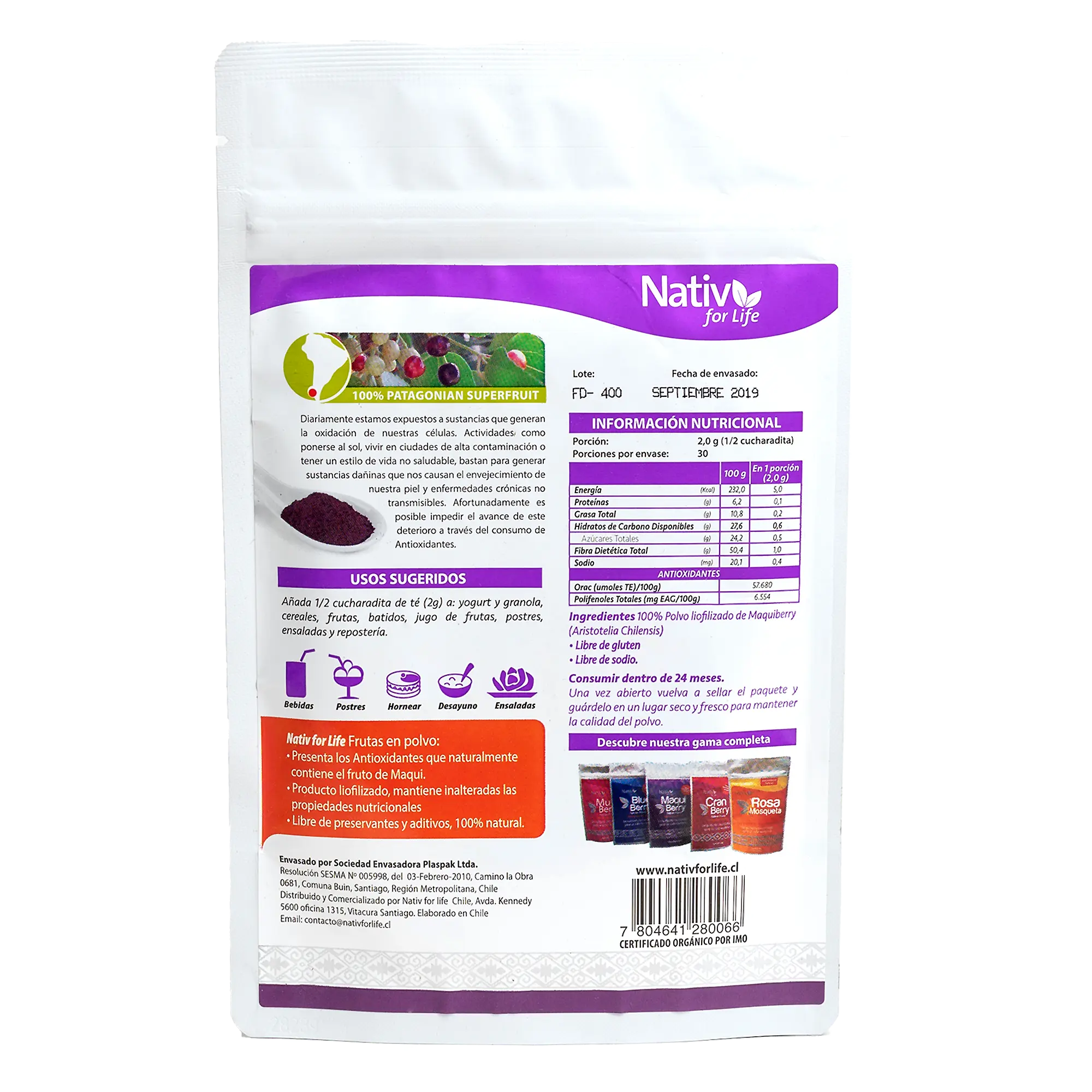 ⭐️Maqui polvo liofilizado⭐️ - Nativ For Life