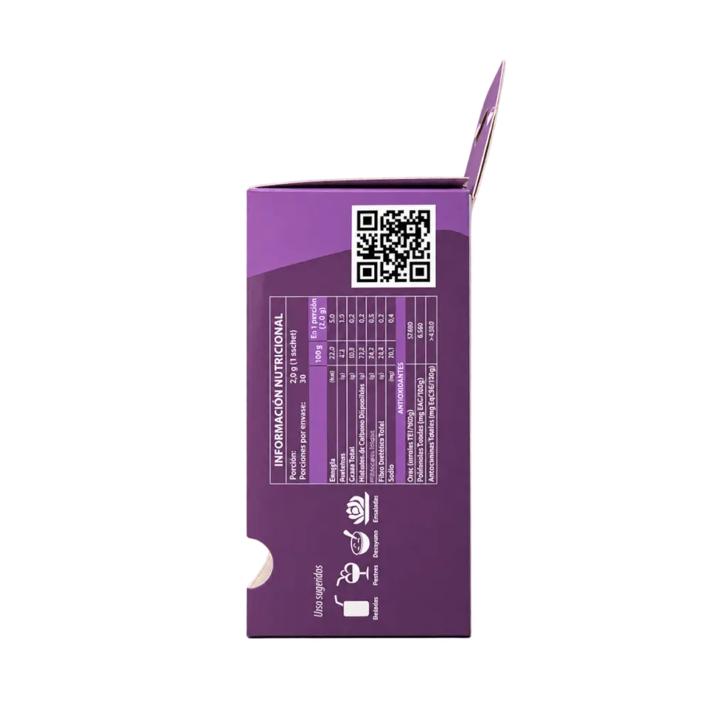 Pack 6 Maqui Berry Liofilizado Sachet | Potencia antioxidante | 6x5 - Caja Sachet 6 Und