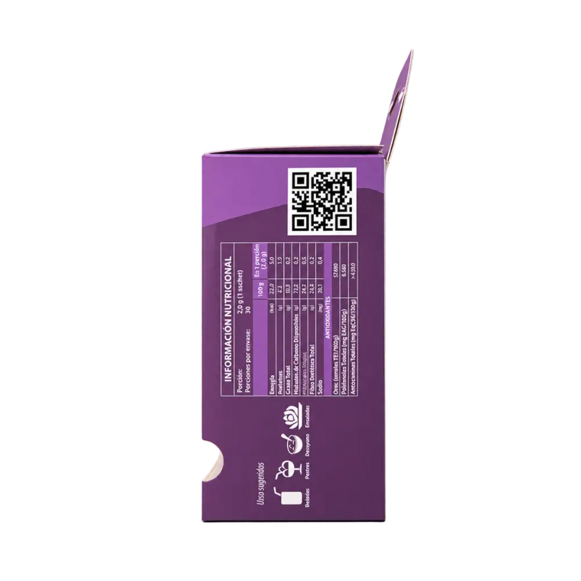Pack 6 Maqui Berry Liofilizado Sachet | Potencia antioxidante | 6x5 - Caja Sachet 6 Und