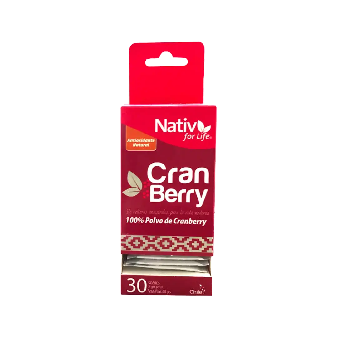 Cranberry Sachet polvo liofilizado Nativ For Life