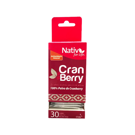 Cranberry Sachet polvo liofilizado Nativ For Life