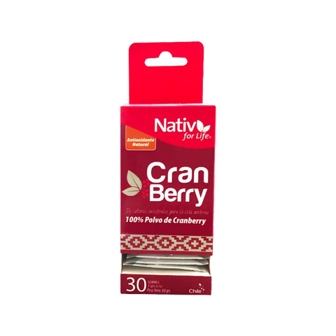 Cranberry Sachet polvo liofilizado Nativ For Life