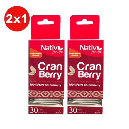 Cranberry Sachet polvo liofilizado (Copia) Nativ For Life