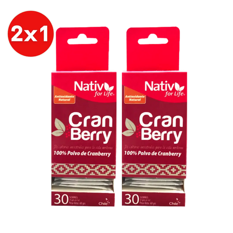 Cranberry Sachet polvo liofilizado (Copia) Nativ For Life