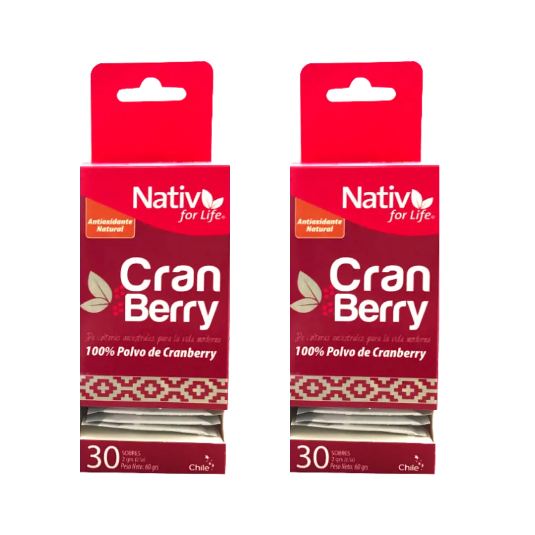 Cranberry Sachet polvo liofilizado (Copia) Nativ For Life
