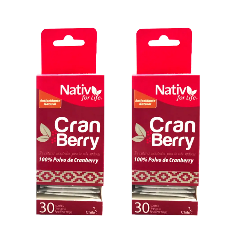 Cranberry Sachet polvo liofilizado (Copia) Nativ For Life