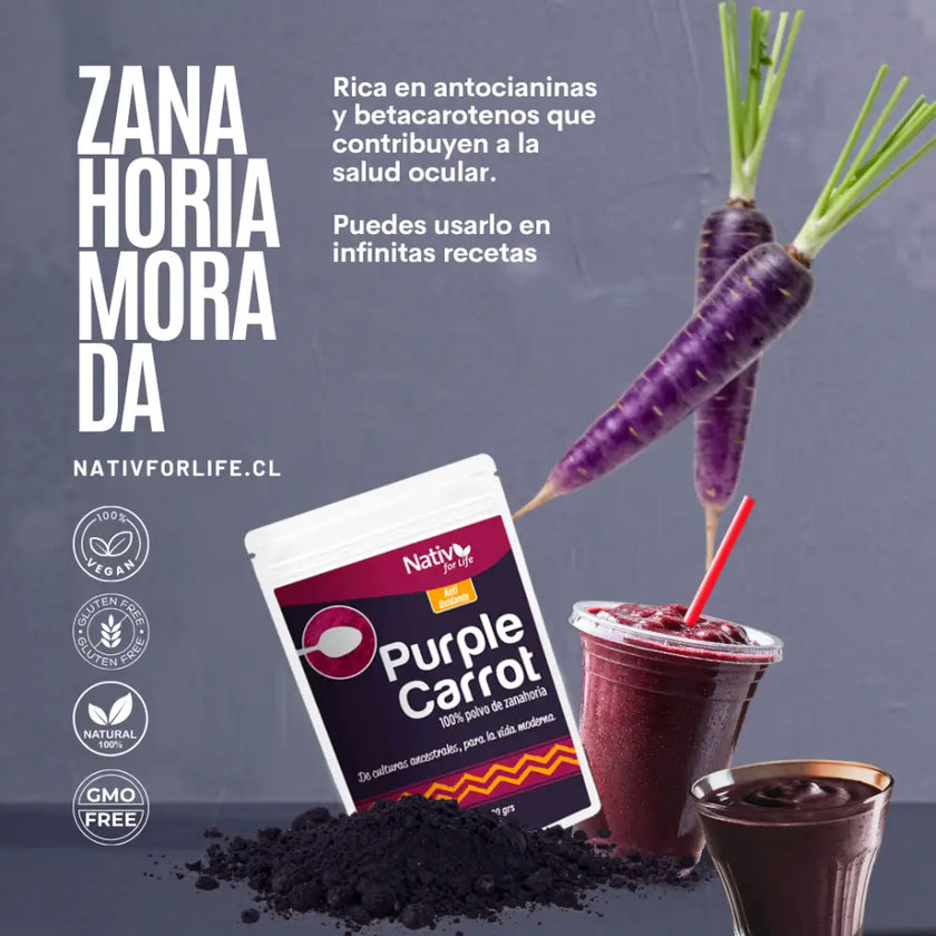 Zanahoria Morada en polvo - Doy Pack