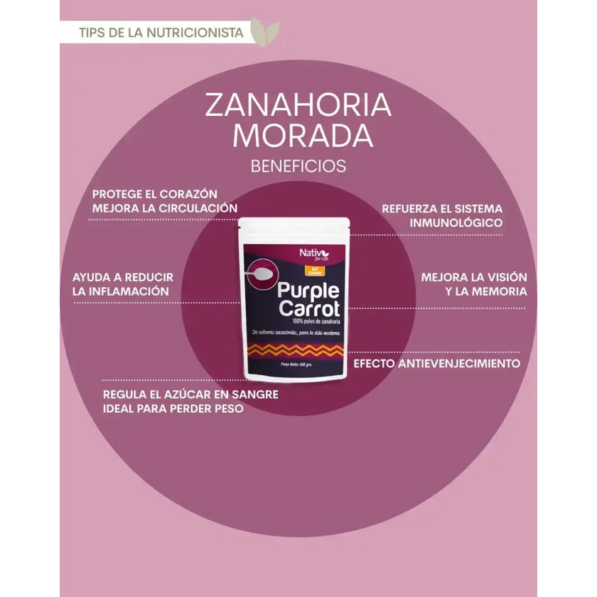 Zanahoria Morada Nativ For Life