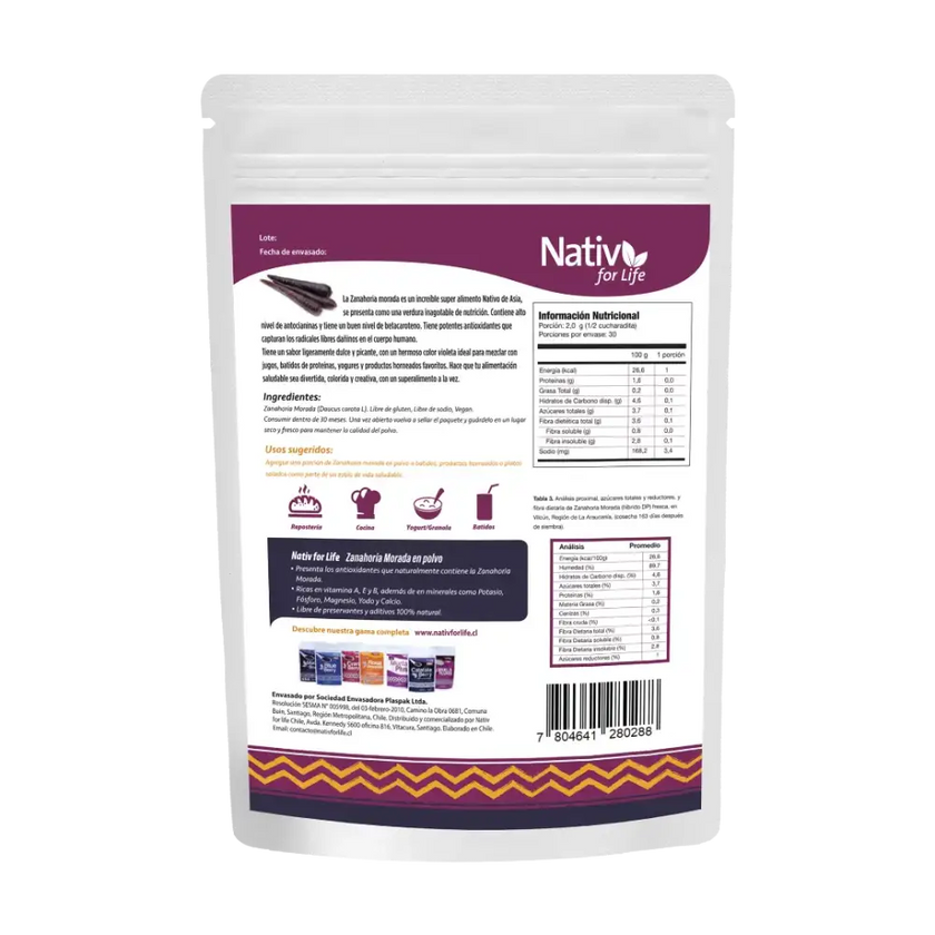 Zanahoria Morada - Nativ For Life