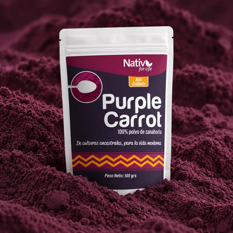 Zanahoria Morada en polvo | Visión y antioxidantes - Doy Pack