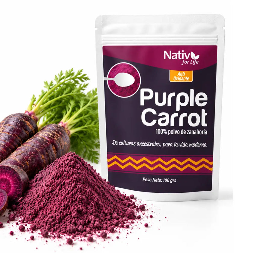 Zanahoria Morada en polvo | Visión y antioxidantes - Doy Pack