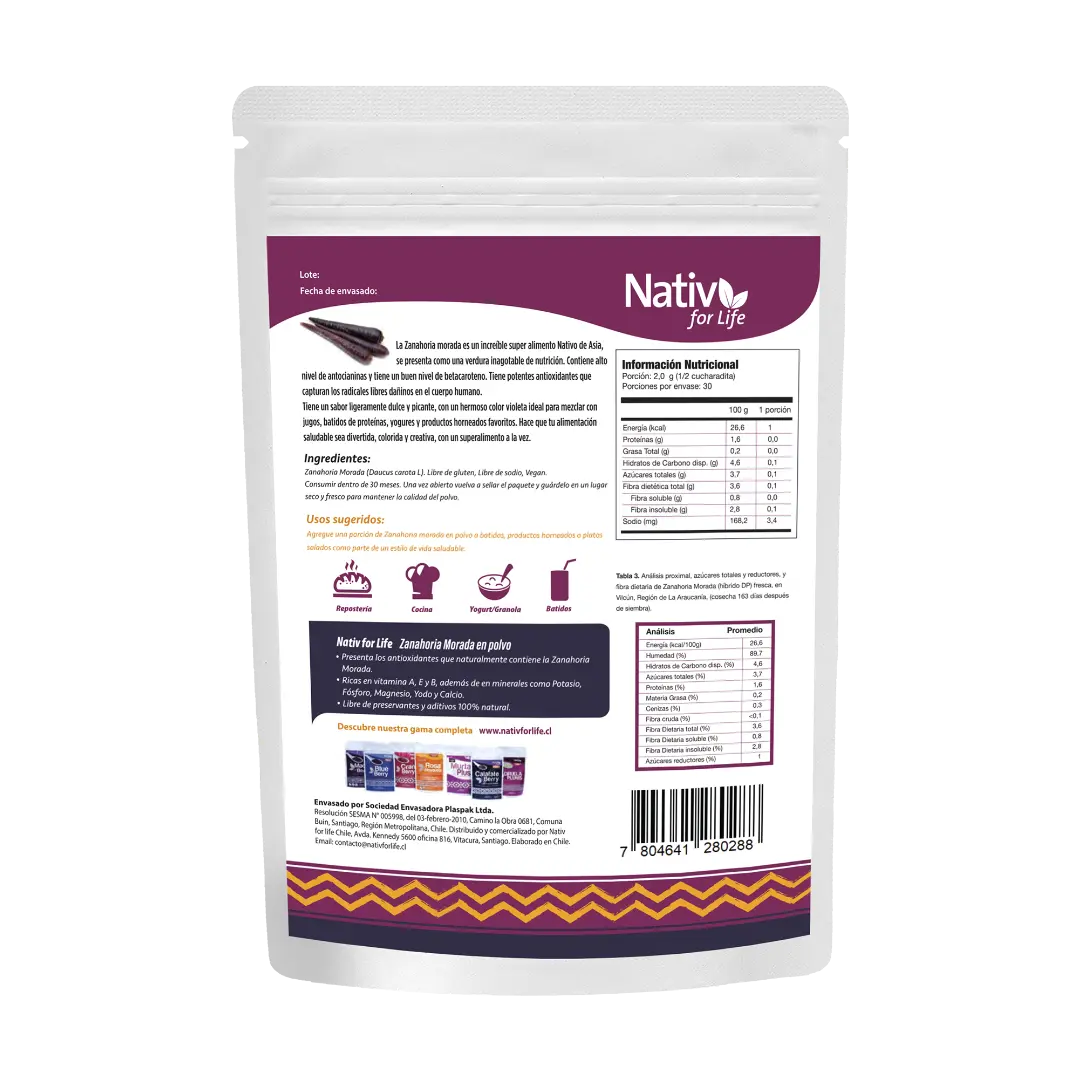 Zanahoria Morada - Nativ For Life