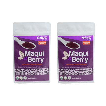 Dúo Maqui berry polvo liofilizado sin gluten